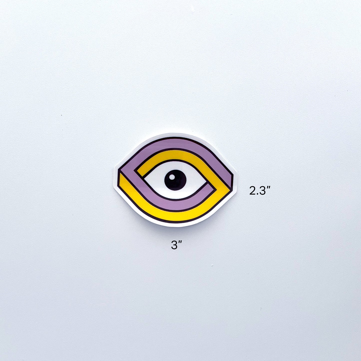 Eye-Spy Clear Sticker