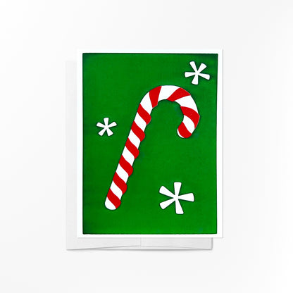 Candy Cane Forest Card