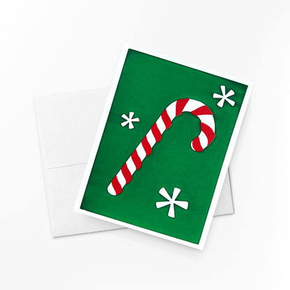 Candy Cane Forest Card