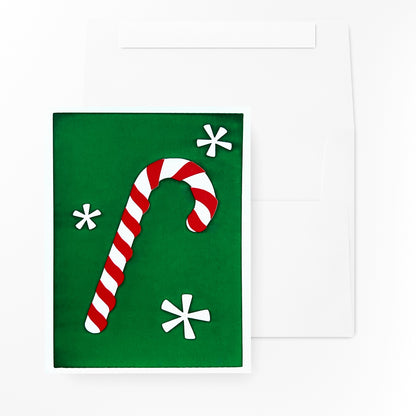 Candy Cane Forest Card