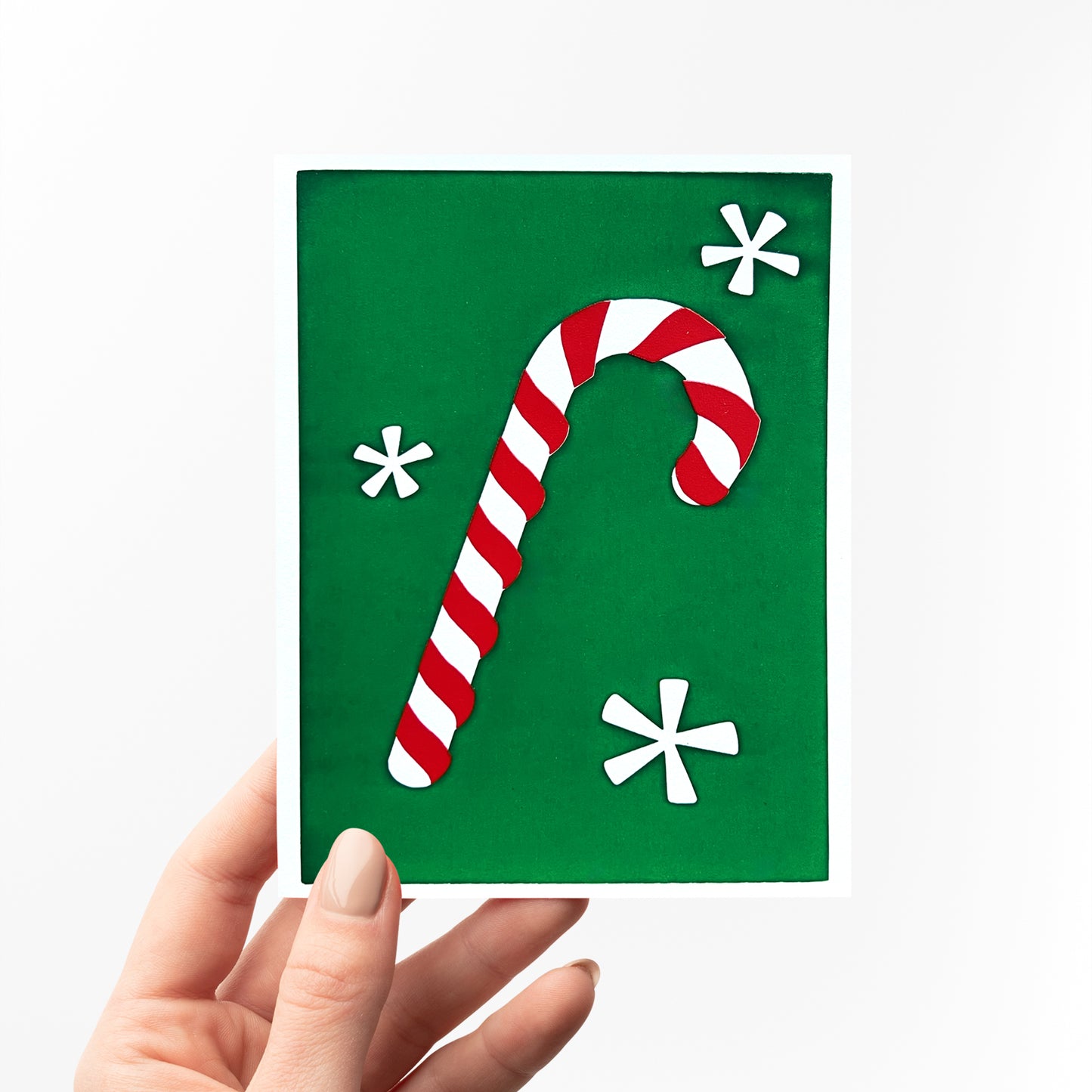 Candy Cane Forest Card