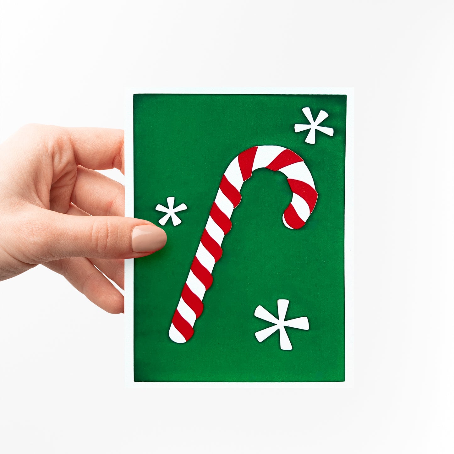 Candy Cane Forest Card