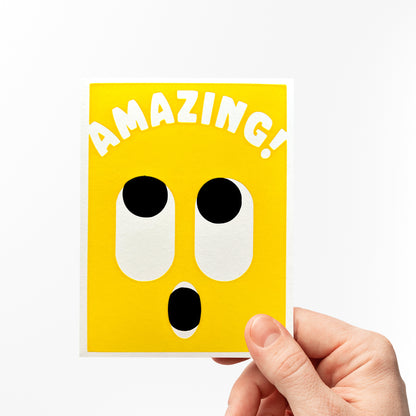 "AMAZING!" card