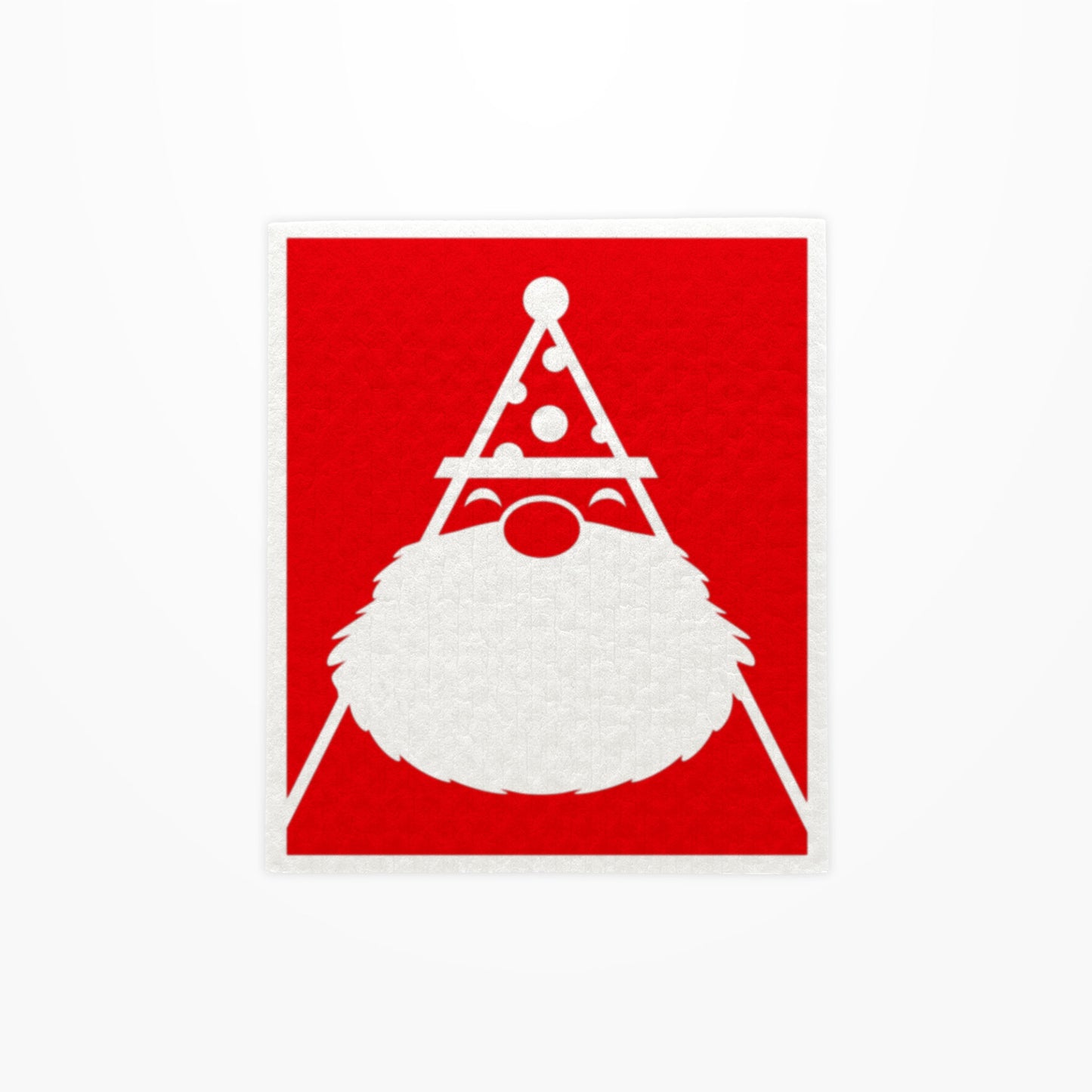 Santa's Jolly Cap Dishcloth