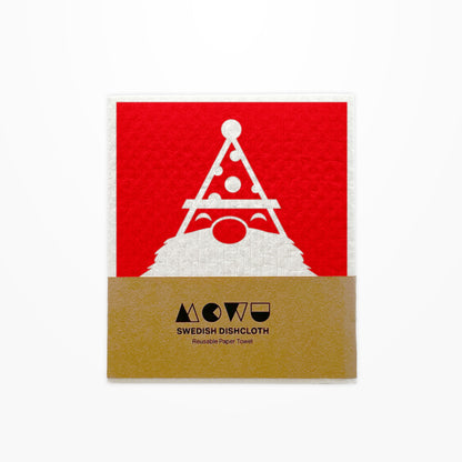 Santa's Jolly Cap Dishcloth