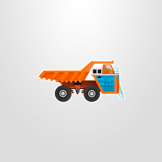 Dump Truck Vinyl Sticker