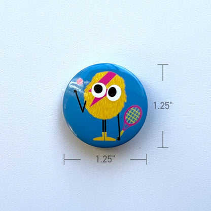 Ziggy, Lightning Creature Pinback Button