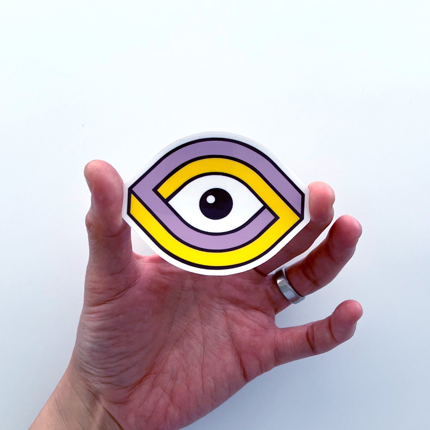 Eye-Spy Clear Sticker