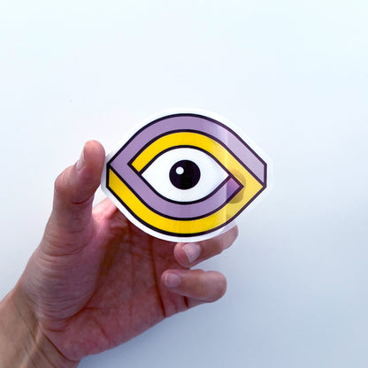 Eye-Spy Clear Sticker