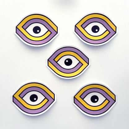 Eye-Spy Clear Sticker