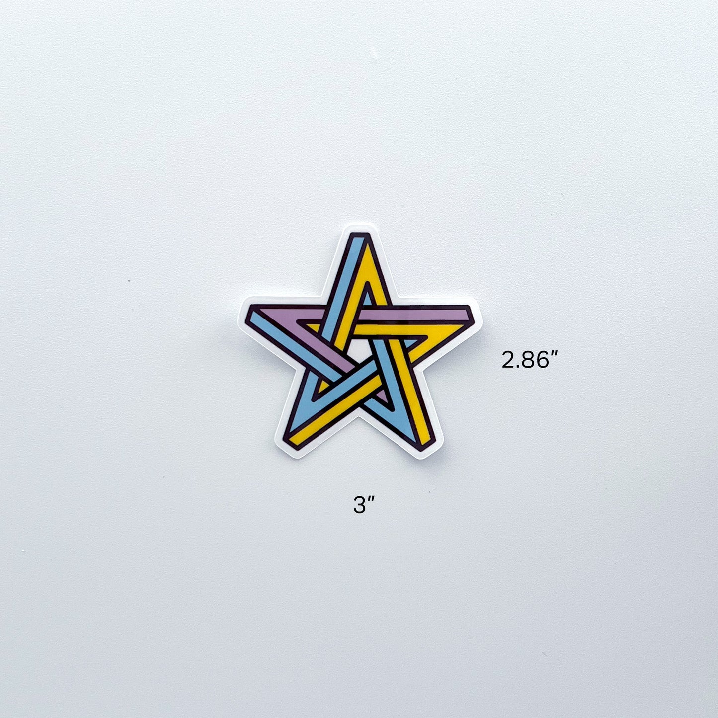 Astral Star Clear Sticker