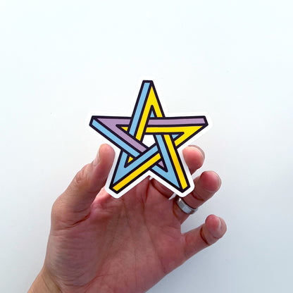 Astral Star Clear Sticker