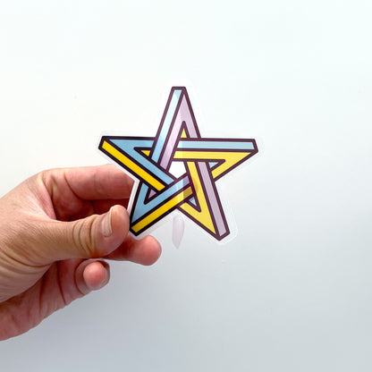 Astral Star Clear Sticker