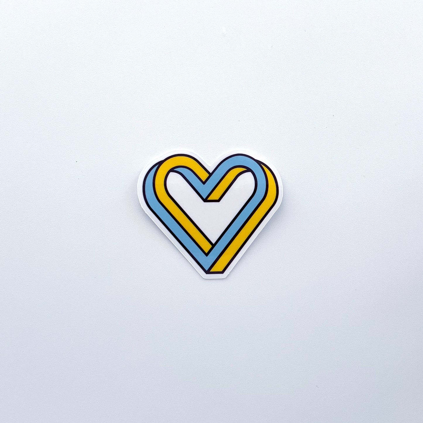 Heartbeat Clear Sticker