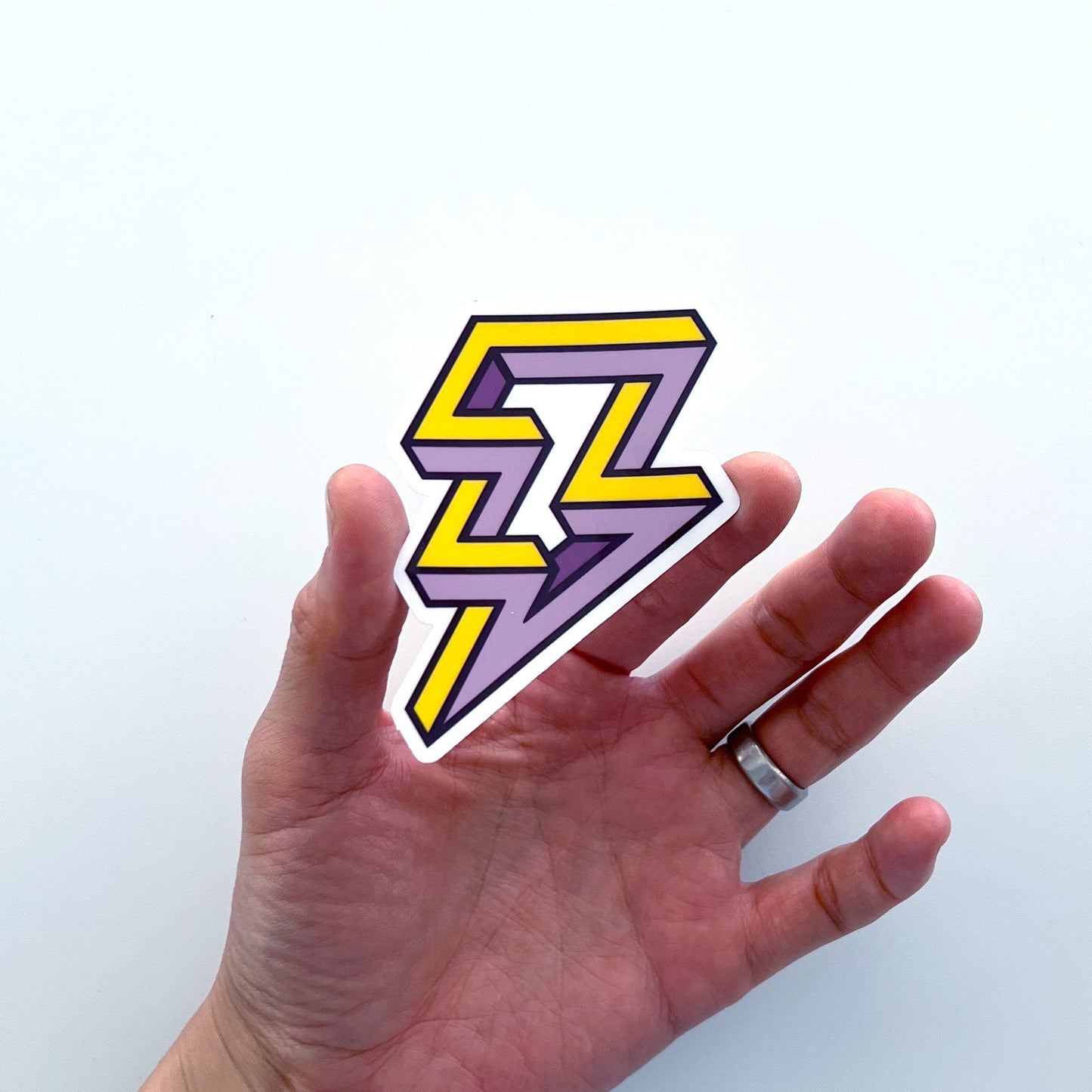 Zip Zap Clear Sticker