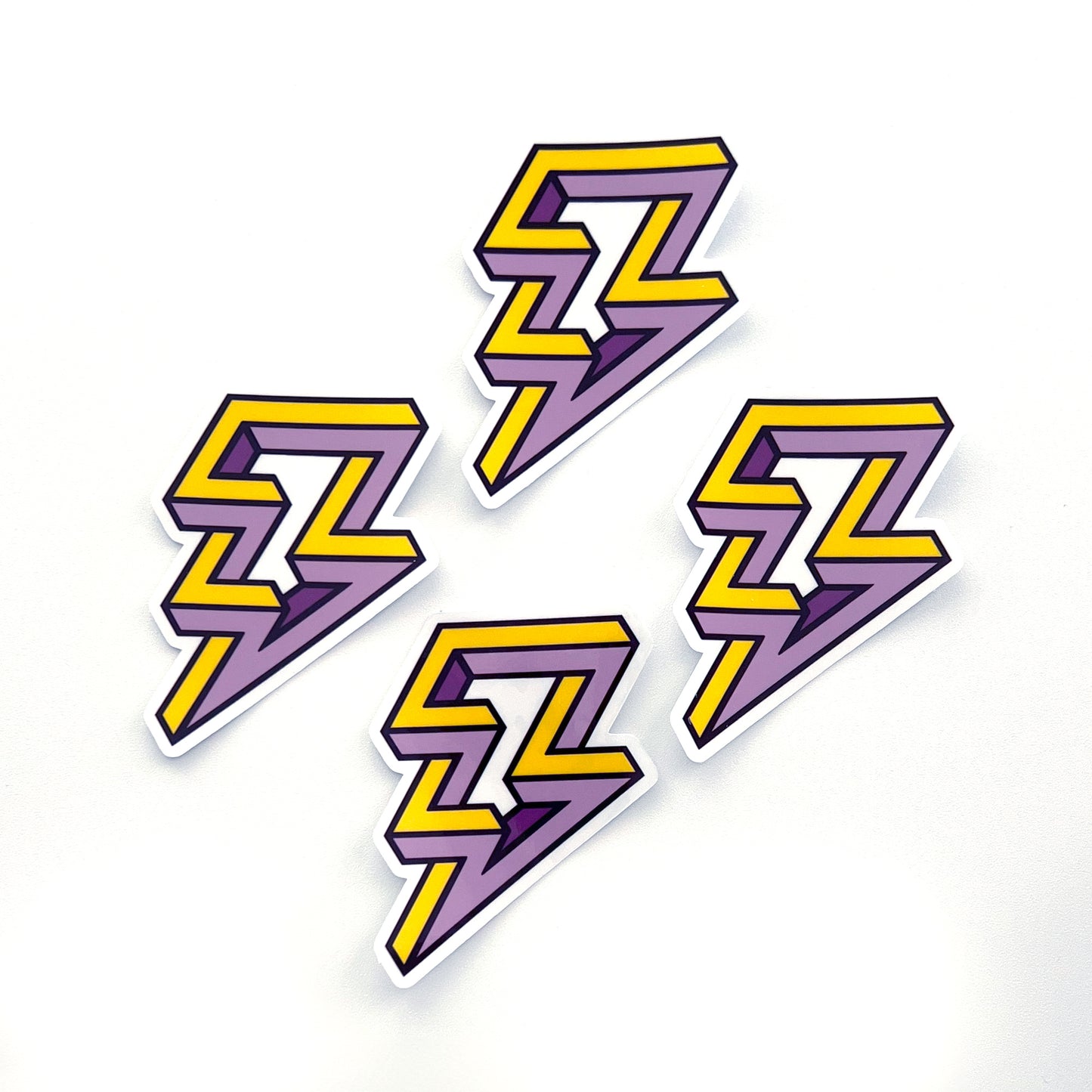 Zip Zap Clear Sticker