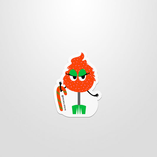 Frosty Peppermint Sticker