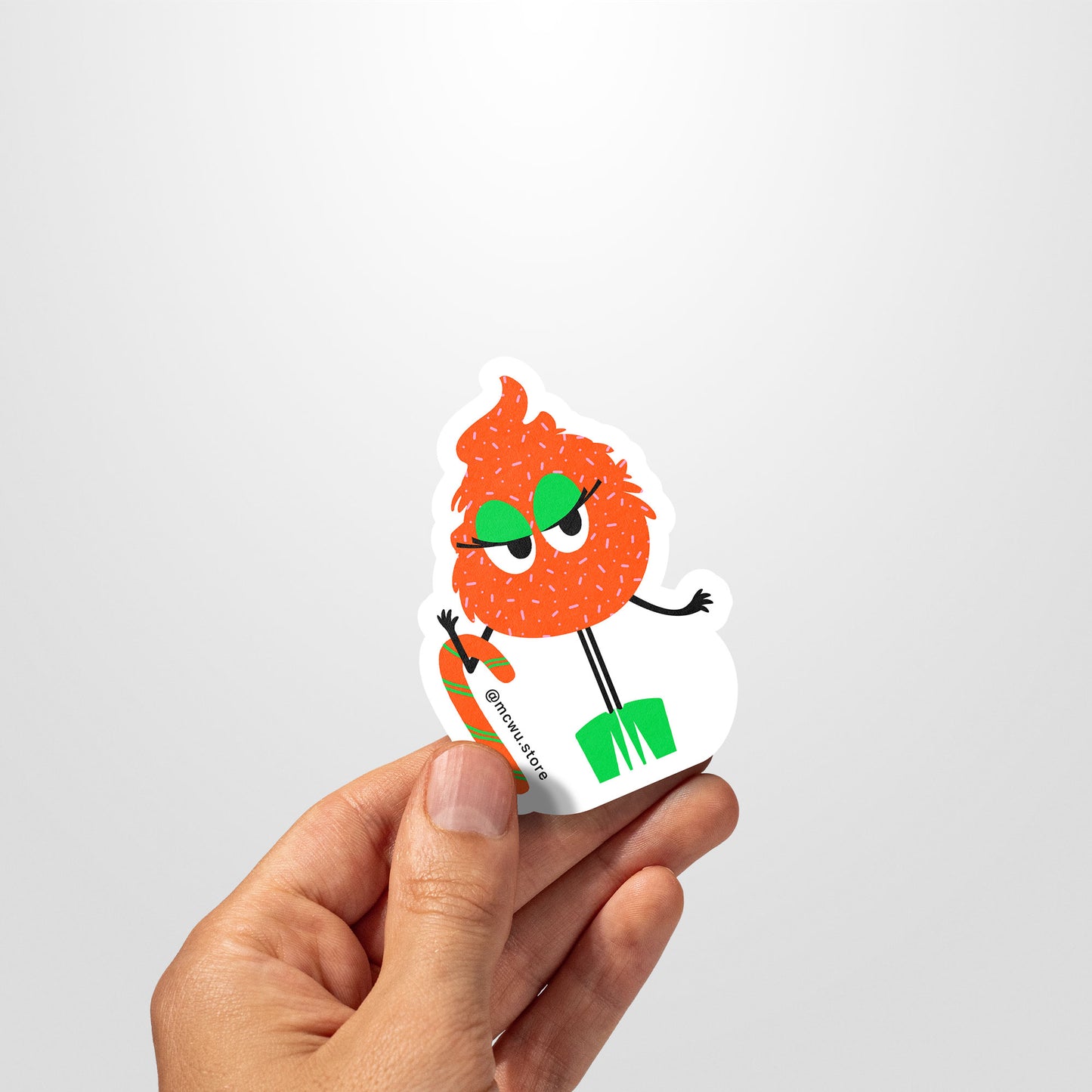 Frosty Peppermint Sticker