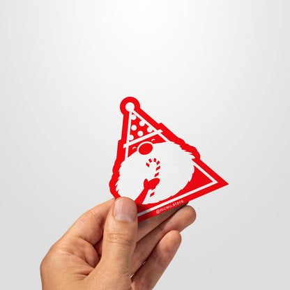 Merry Munching Santa Sticker