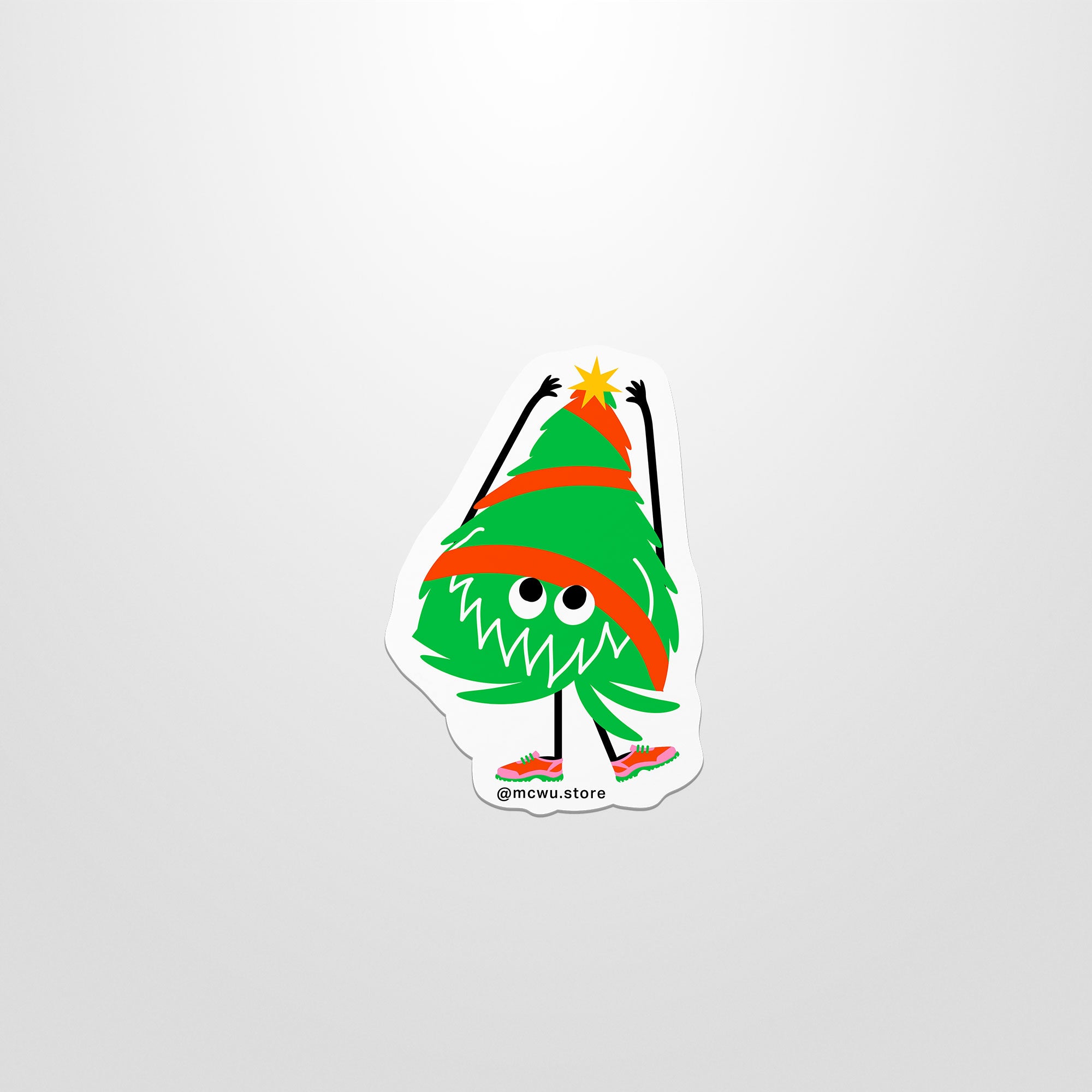 Star Woody Sticker - Festive & Cheerful by McWu – McWu LLC