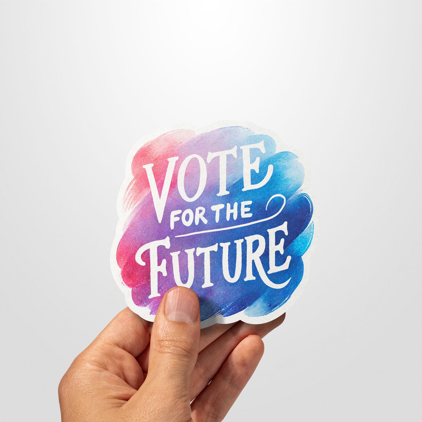 Vote for the Future Watercolor Sticker