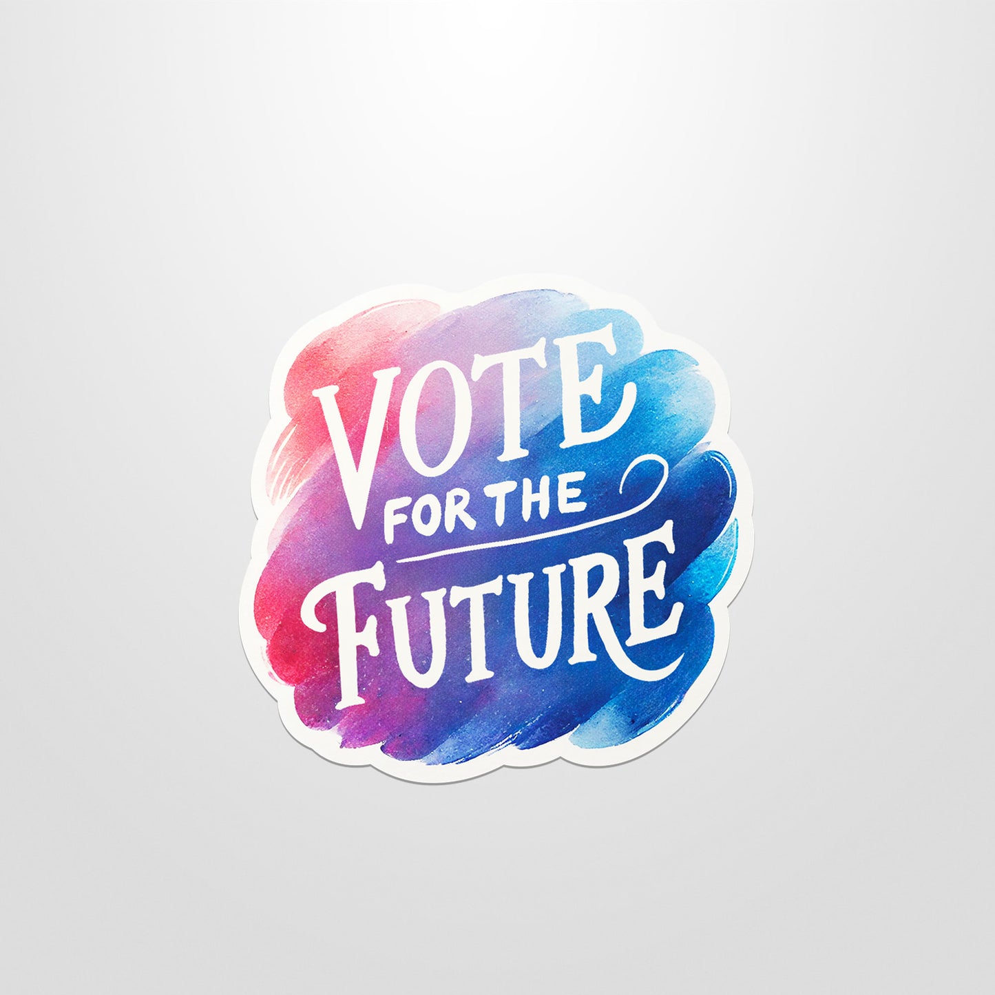 Vote for the Future Watercolor Sticker