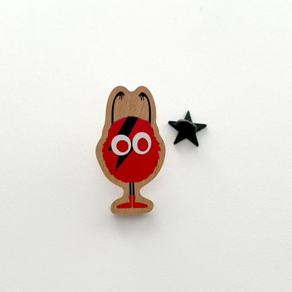 Ziggy, Lightning Creature Wooden Pin