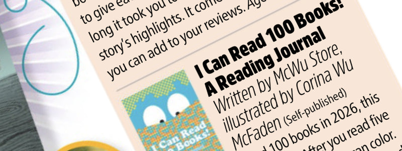 McWu I Can Read 100 Books journal featured in The Week Junior, December 2025